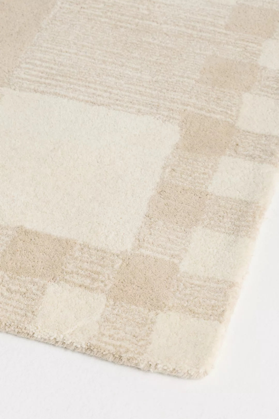 Hand Tufted Wool Ginham | All Sizes Available - Hand Tufted Wool Rug