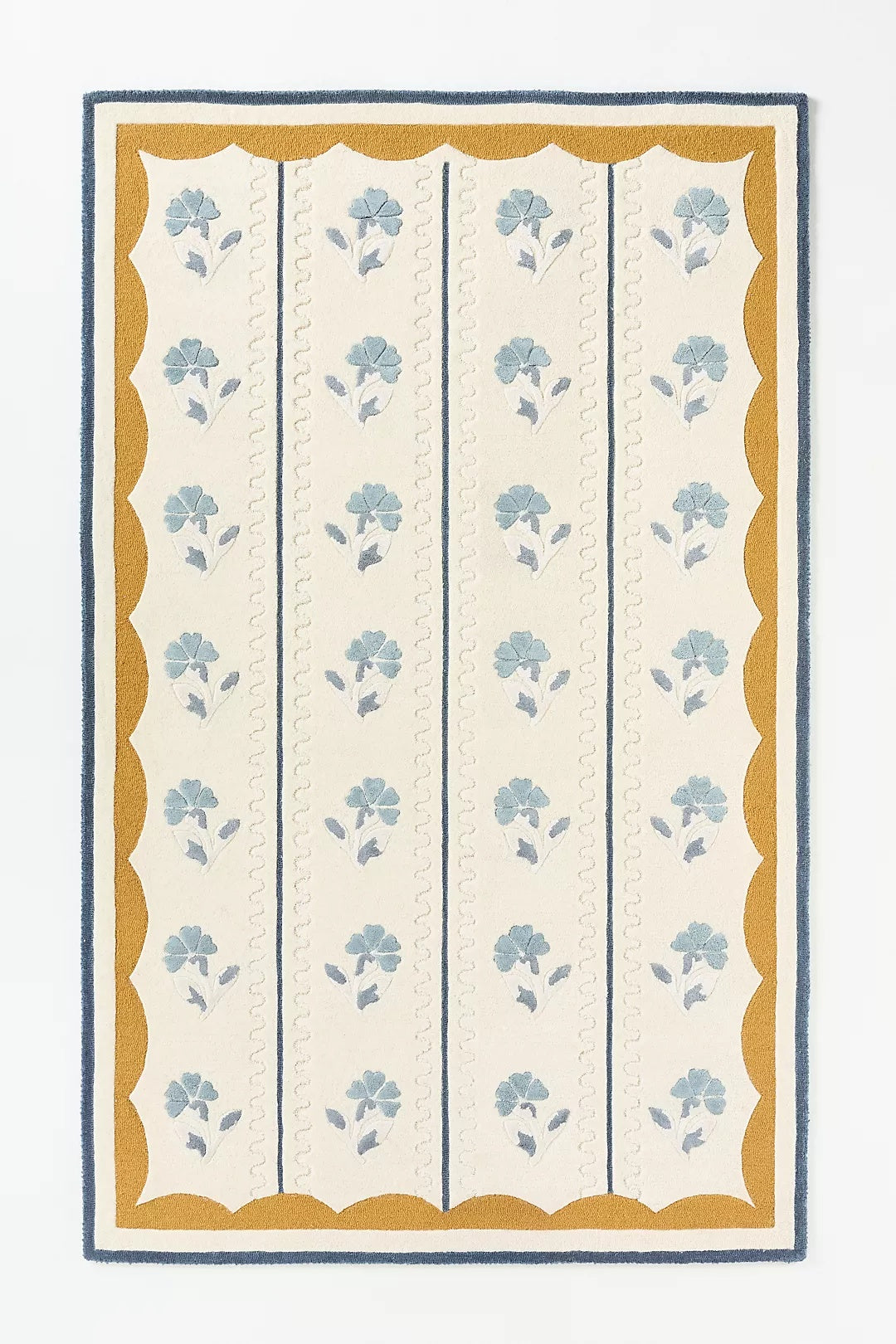 Essex Hand Tufted Wool Belnd Floral | All Sizes Available - Hand Tufted Wool Rug