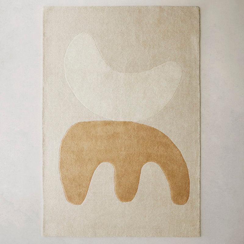 Hand Tufted Wool Jason Wu Adobe White | All Sizes Available - Hand Tufted Wool Rug