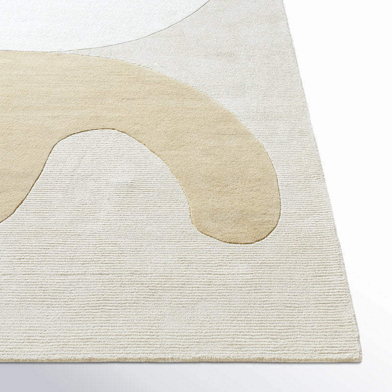 Hand Tufted Wool Jason Wu Adobe White | All Sizes Available - Hand Tufted Wool Rug