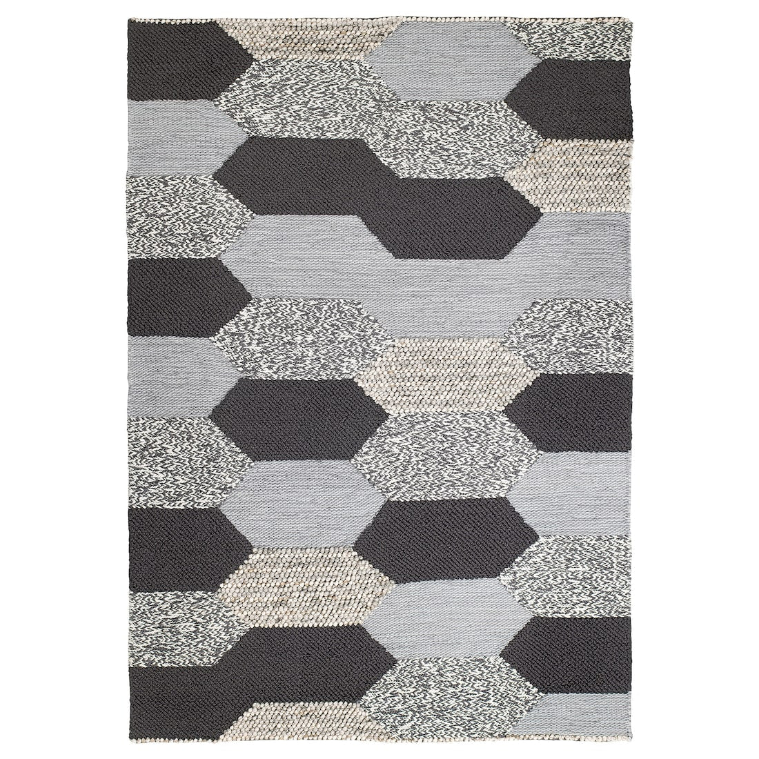 Modern Geometric Hand Woven Wool Rug