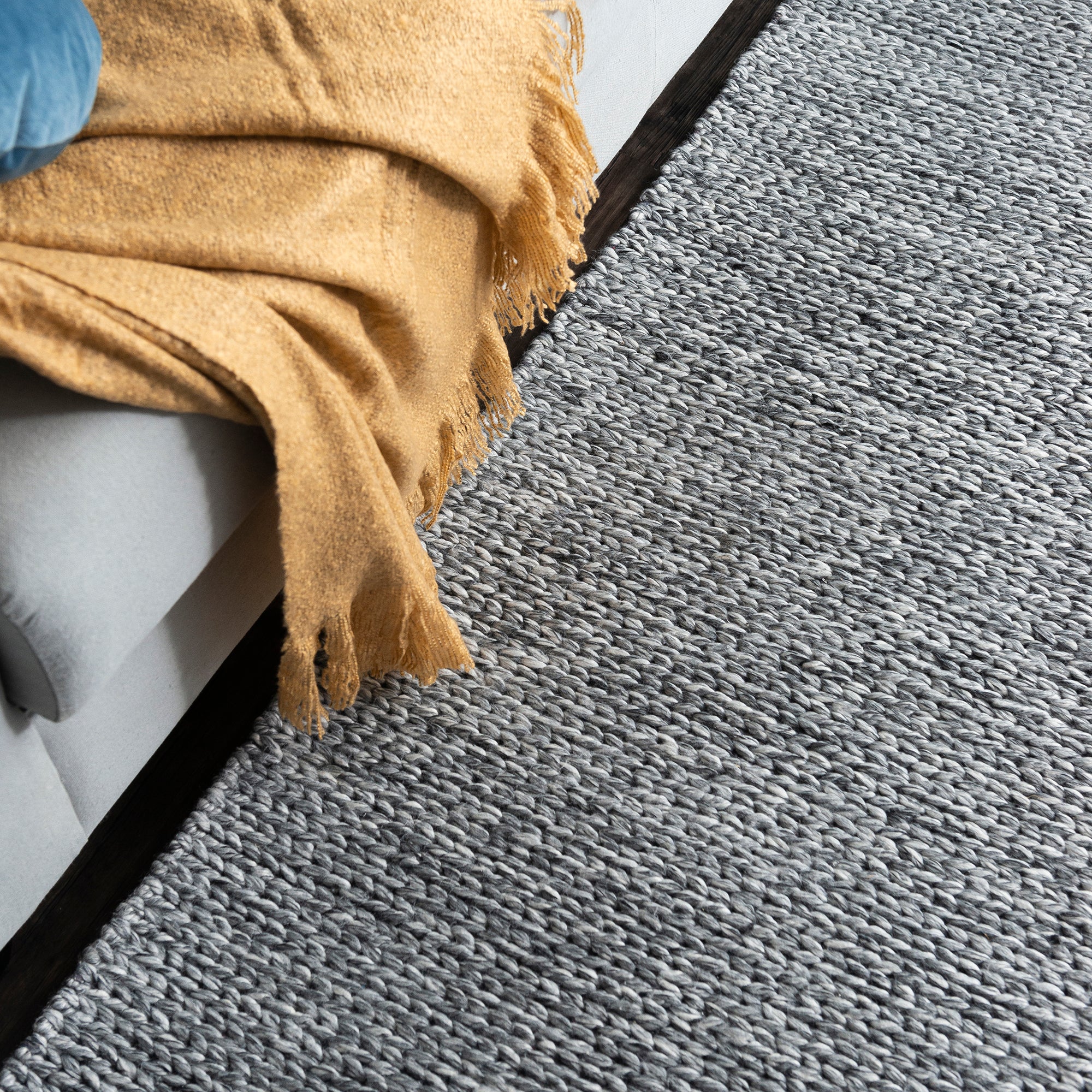 Modern Geometric Hand Woven Wool Rug