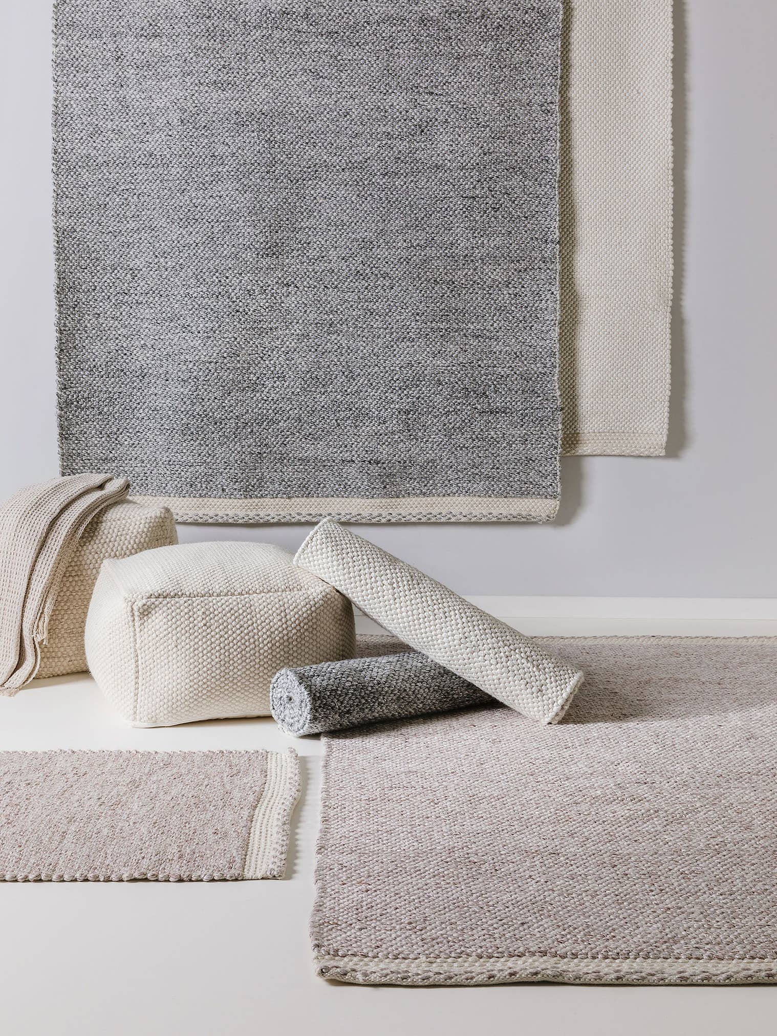Modern Geometric Hand Woven Wool Rug