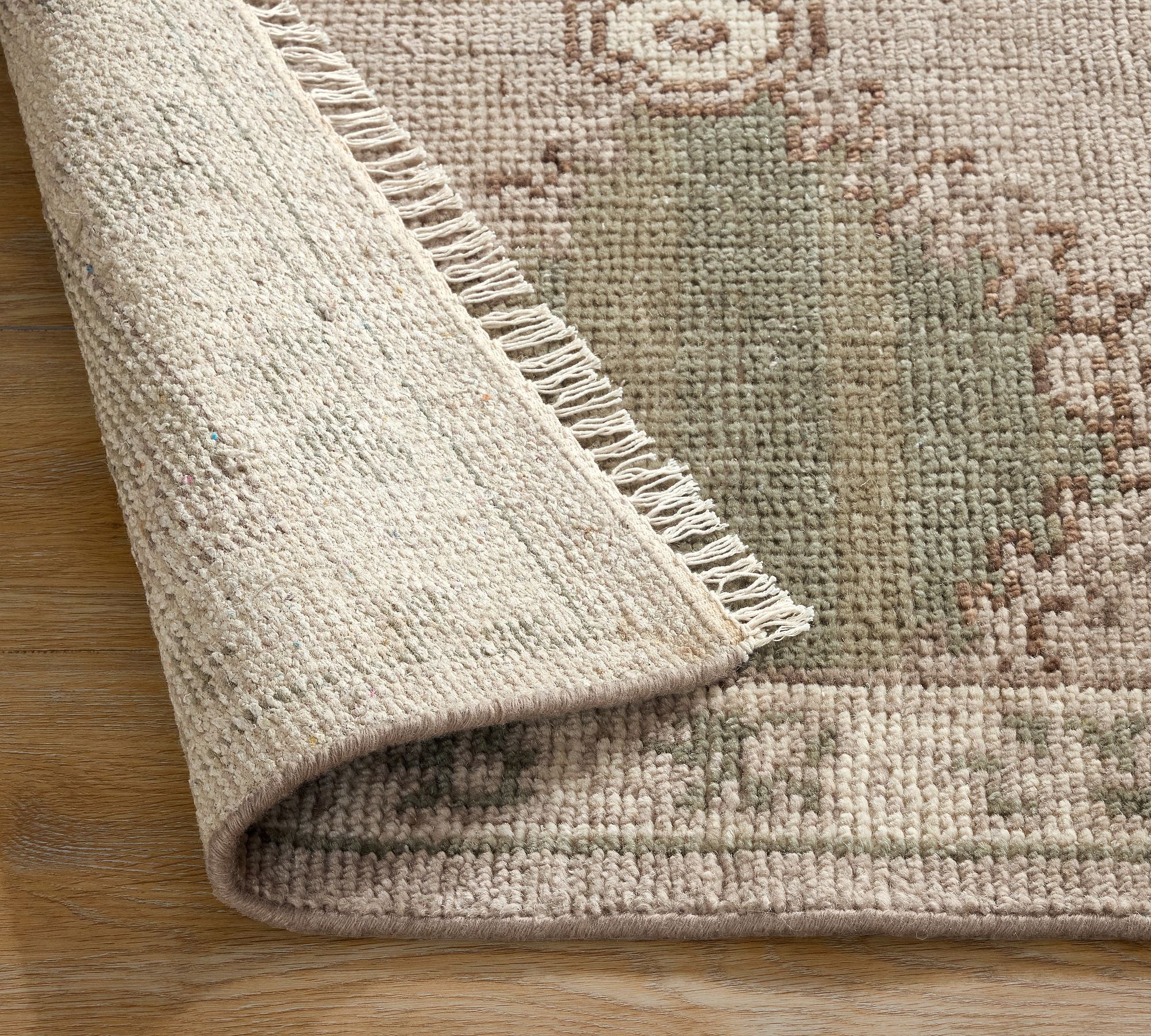 Alfombra Montclair de lana anudada a mano: estilo vintage, varios tamaños 