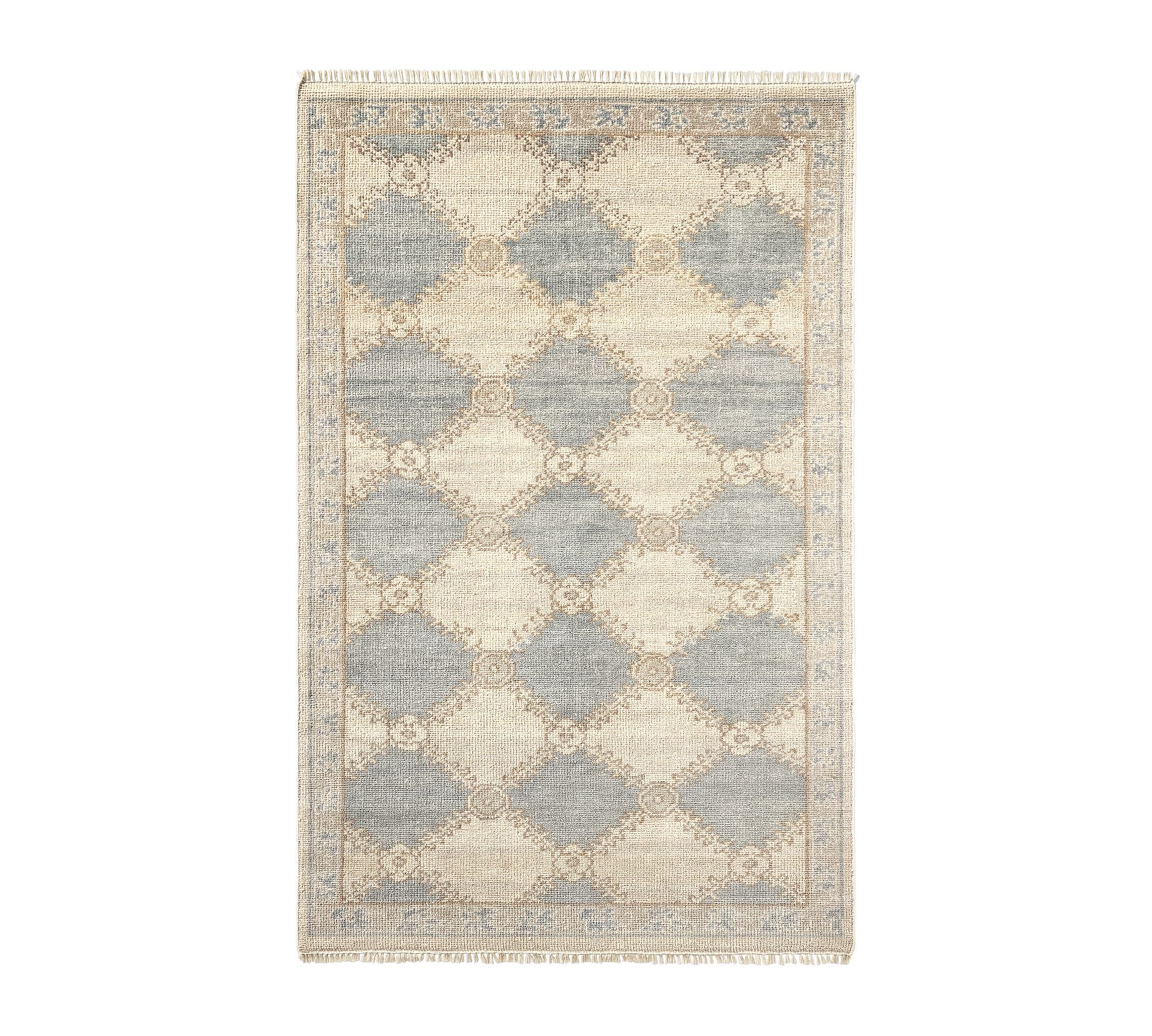 Alfombra Montclair de lana anudada a mano: estilo vintage, varios tamaños 