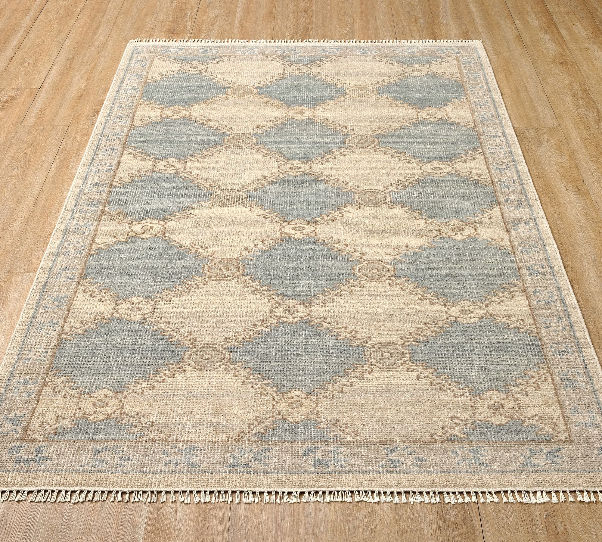 Alfombra Montclair de lana anudada a mano: estilo vintage, varios tamaños 