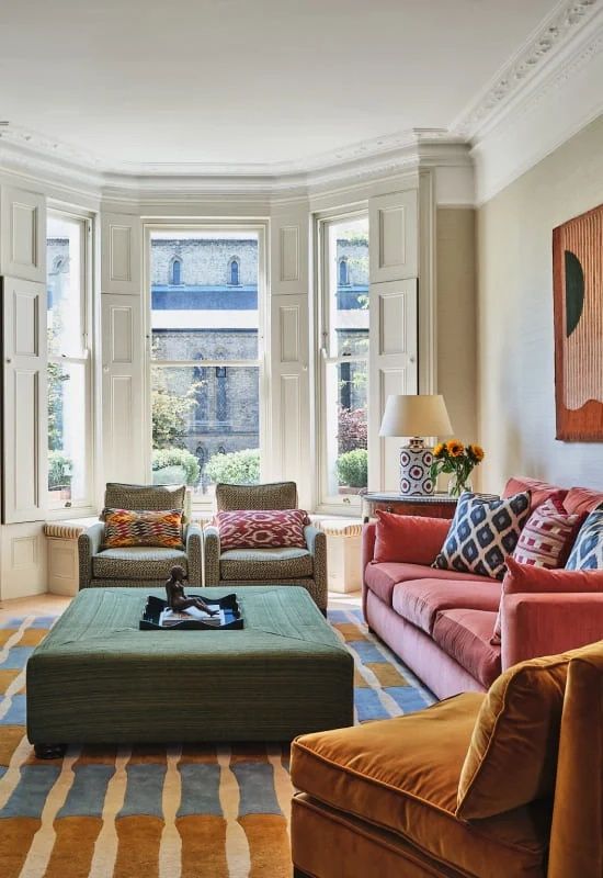 Hand Tufted Woollen Alice Crawley Bamboo Forest Wool Rose - Hand Tufted Wool Rug