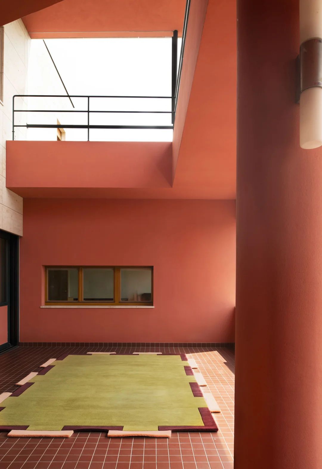 Elegants Hand Tufted Woollen Teklan Fregio Wool Olive Blush - Hand Tufted Wool Rug