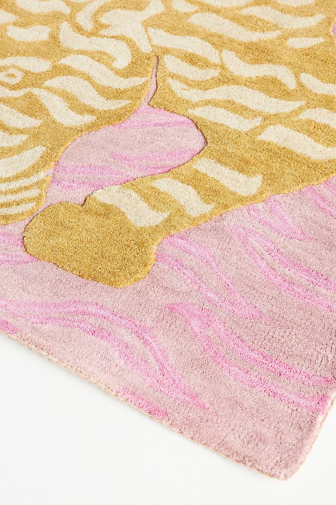 Elegants Hand Tufted Woollen Tiger - Hand Tufted Wool Rug
