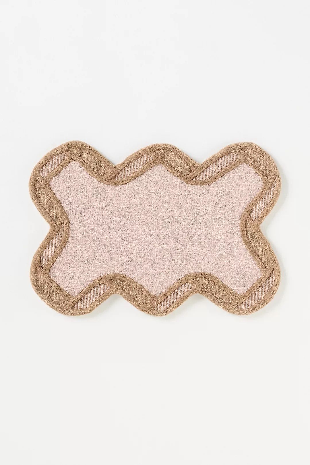 Elegants Hand Tufted Woollen Scalloped Border - Hand Tufted Wool Rug